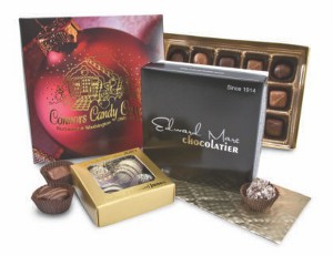 Candy boxes, inserts, pads
