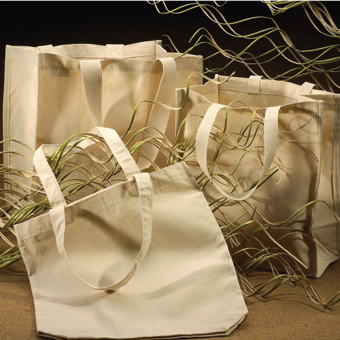 14.5x17x3 Trade Show Cotton Bags Stewart's Packaging, Houston