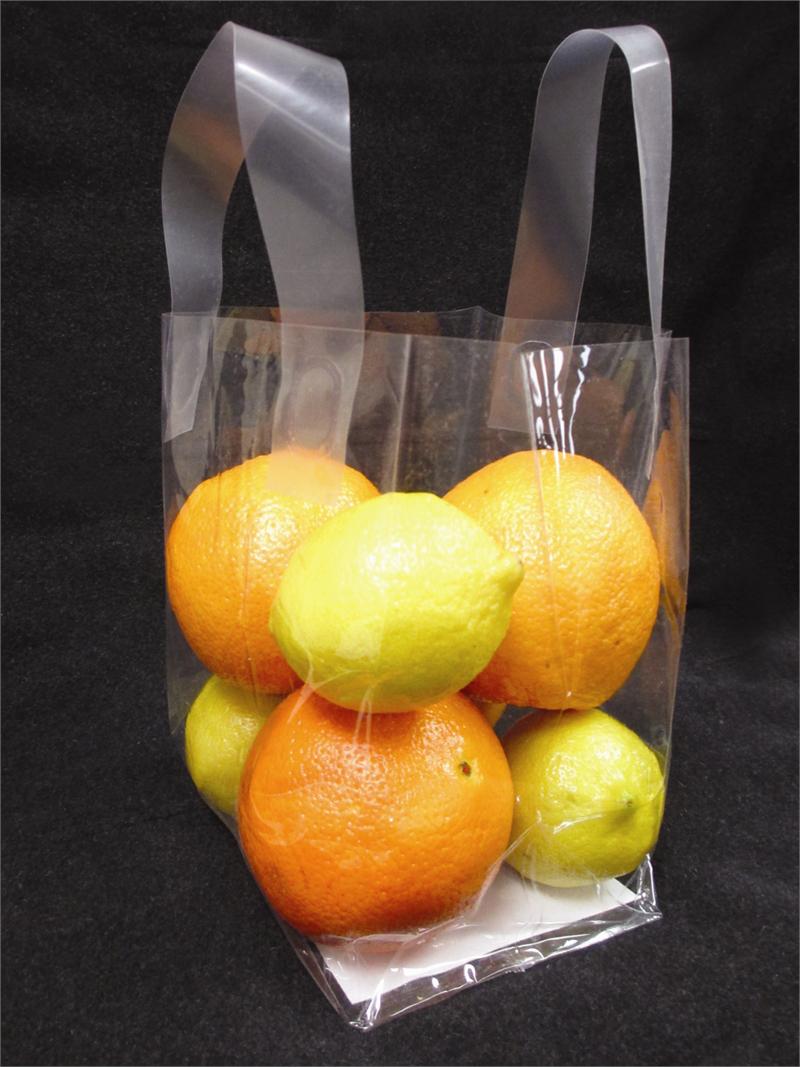 CLEAR SOFT LOOP HANDLE BAGS