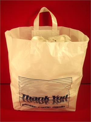 Soft Loop Handled Shopper - Stewart's Packaging, Houston