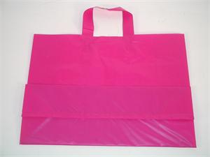 Frosted Purple Soft Loop Handle Bags 