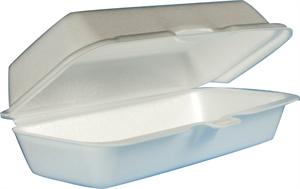 Hot Dog Foam Hinged Lid Container - 72HT1 (500)