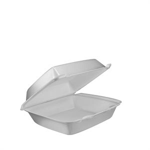 8.4 x 7.9 Foam Hinged Lid Container - 85HT1 (200)