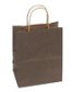 Chocolate Tinted Shopper with Shadow Stripes