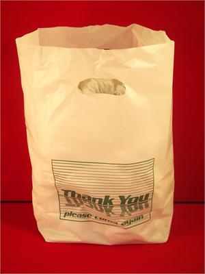 Small Handled Bag w/ Square Bottom (200) - Stewart's Packaging, Houston