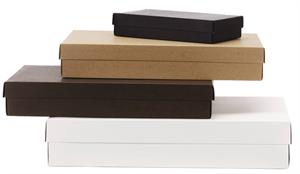Kraft Embossed Two-Piece Boxes - Stewart's Packaging, Houston