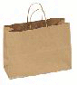 16 x 6 x 12 Tote/Vogue Kraft Bag / 50 BAGS