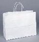 16 x 6 x 12 Tote/Vogue White Bag / 50 Bags