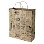 16 x 6 x 19 Newsprint Shopping Bags