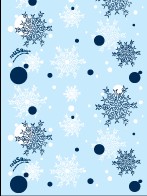 Blue Snowflake Jumbo Bags