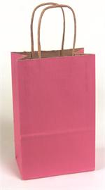 Pink Tinted Shopper with Shadow Stripes