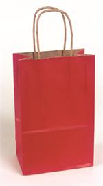 Red Tinted Shopper with Shadow Stripes