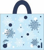 Blue Snowflake Ameritote HD Bags