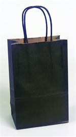 Black Tinted Shopper with Shadow Stripes - Stewart's Packaging, Inc., Houston