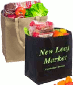 Grocery Style Cotton Carry Totes