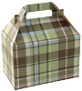 Kensington Plaid/Kraft Gable Boxes