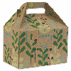 8 x 4.875 x 5.25 Leaves and Berries/Kraft Gable Boxes