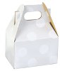 4 x 2.5 x 2.5 Polka Dot Pearl Gable Boxes